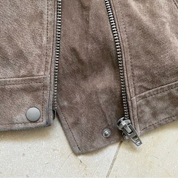 Blank NYC 100% Suede Jacket Taupe XS - Picture 9 of 16